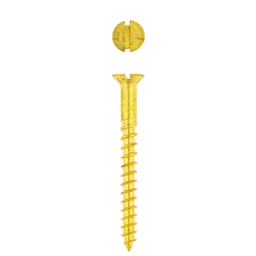 Wood Screw - Countersunk - Solid Brass